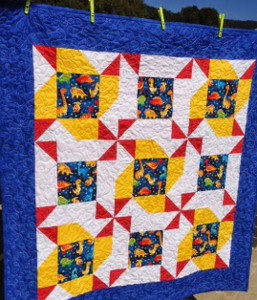 Colorful Pinwheel Quilt