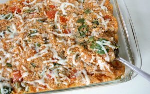 Pizza Quinoa Casserole