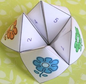 Cootie Catcher Mother's Day Crafts