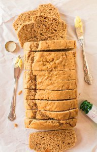 No-Knead Sweet Potato Maple Bread