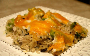 Chicken Divan Rice and Broccoli Casserole