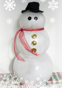 Class and Glass Snowman