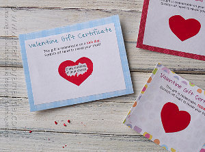 Scratch Off Valentine Cards