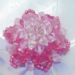 Pretty in Pink Flower Motif