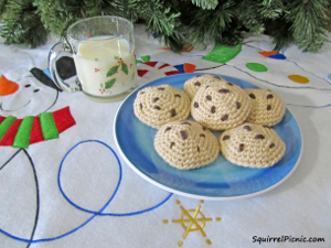 Crochet Chocolate Chip Cookies