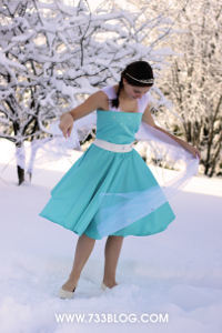 Frozen-Inspired Princess Dress