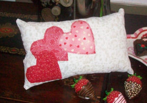 Applique Valentine Pillow