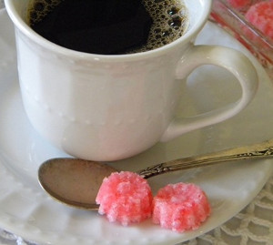 Candy Cane Sugar Cubes