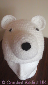 Snowy Polar Bear Kids Hat