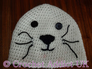 Baby Seal Crochet Hat