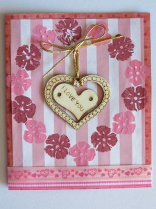 Heartfelt Valentine Wreath Card