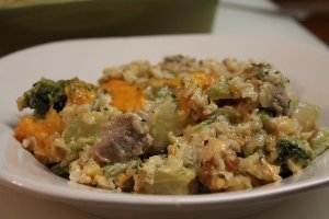 Classic Chicken, Broccoli, and Rice Casserole