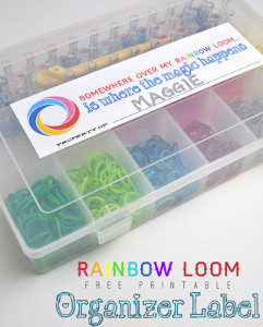 Free Printable Rainbow Loom Labels