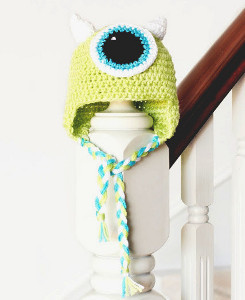 Monster's Inc. Crochet Baby Hat