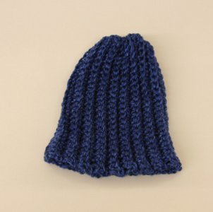 Olympic Blue Crochet Hat