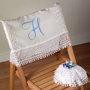 Vintage Wedding Chair and Pillow
