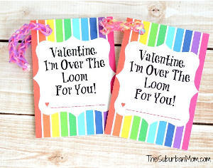 Over the Loom Printable Valentines