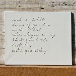 Sweet Song DIY Canvas Art