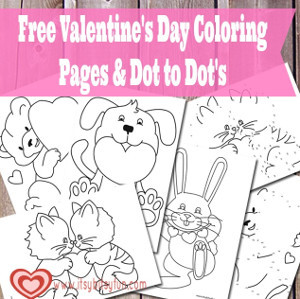 Free Valentines Day Coloring Pages