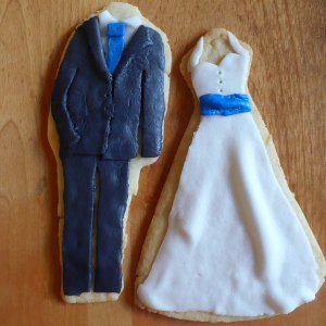 Bride and Groom Sugar Cookie Recipe
