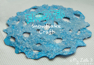 Frosted Snowflake Craft