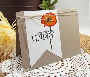 Pretty Poppy Card