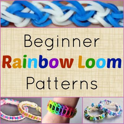 10 Beginner Rainbow Loom Patterns + Video Tutorials