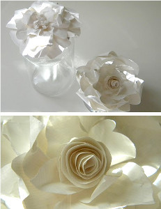 How to Make Paper Flowers Favors