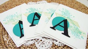 5 Minute Monogrammed Thank You Notes