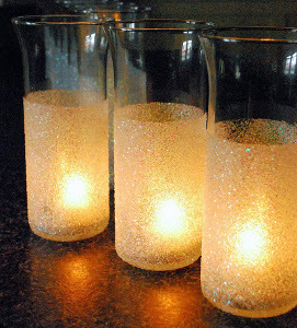 DIY Glitter Vase