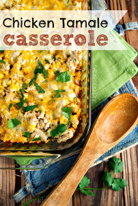 Chicken Tamale Cornbread Casserole