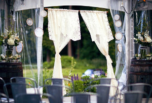 Lacy Wedding Ceremony Ideas