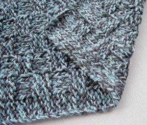 Bluebell Basketweave Scarf