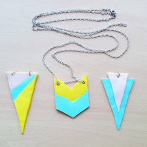 Colorful Clay Necklace