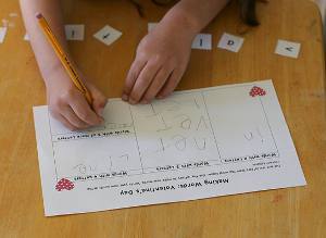 Valentine's Day Word Building Activity