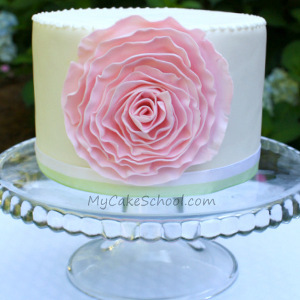Rosy, Elegant Wedding Cakes