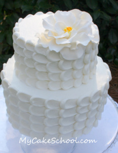 Perfect Petal Wedding Cake