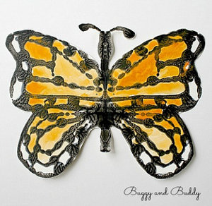 Monarch Butterfly Symmertry Art