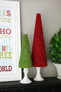 Glamorous Glitter Trees