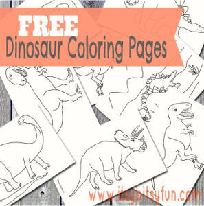 Printable Dinosaur Coloring Pages