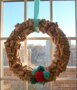 Beautiful DIY Cork Wreath