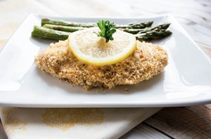 "Fried" Lemon Chicken