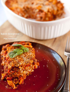 Quick Baked Bolognese