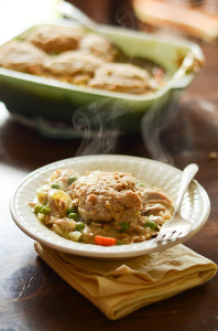 Chicken and Biscuits Casserole