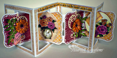 Beautiful Blooms Accordion Fold Card