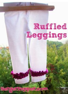 Rad and Ruffled DIY Leggings