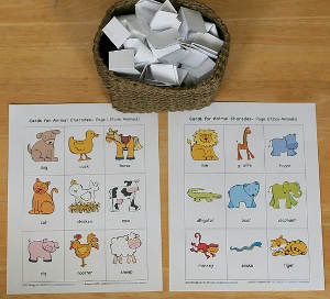 Printable Animal Charades Game