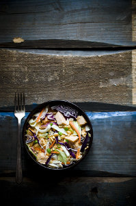 Asian Coconut Chicken Salad