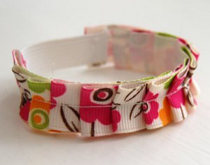 Ruffled Ribbon Bracelet