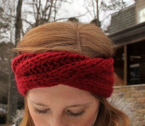 Scarlet Swirl Headband